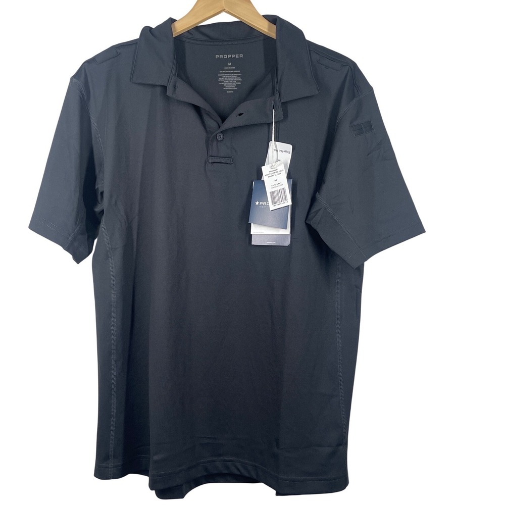 Propper Mens EdgeTec Polo Short Sleeve LAPD Navy Tactical Shirt  M